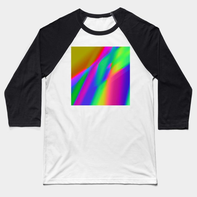 RED BLUE GREEN PINK ABSTRACT TEXTURE Baseball T-Shirt by Artistic_st